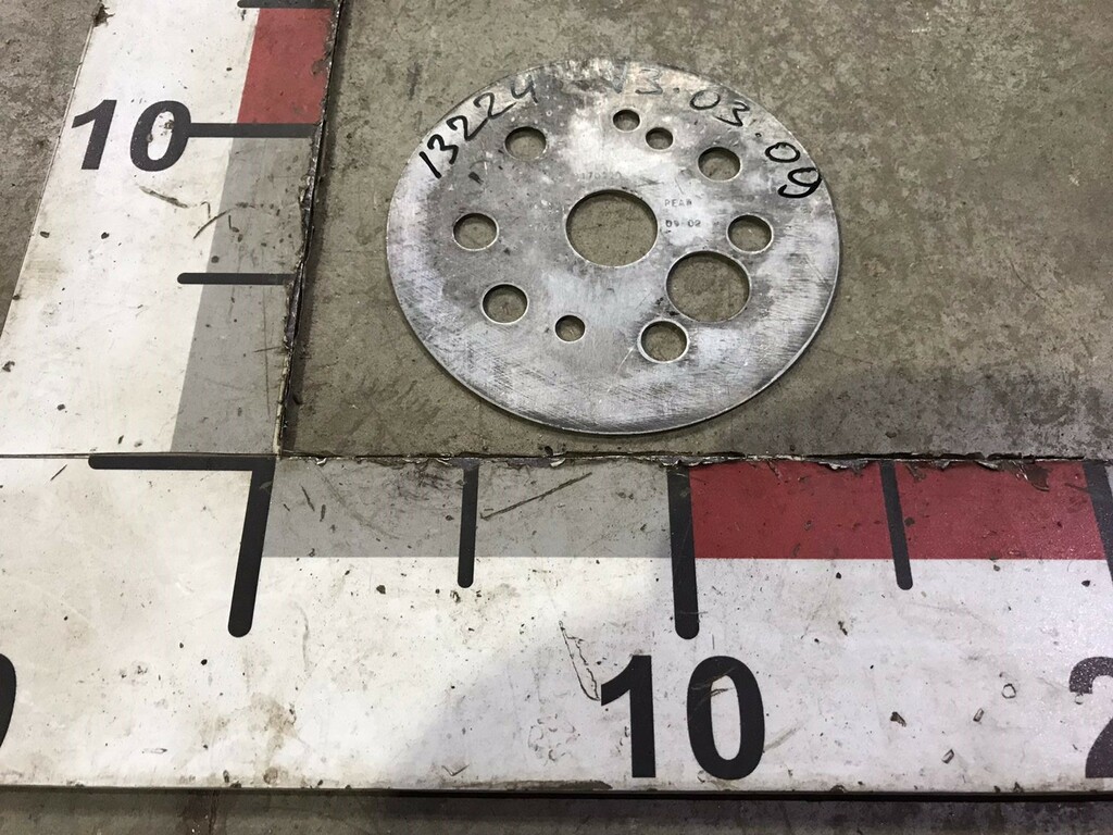 Шайба шестерни грм упорная D12D б/у