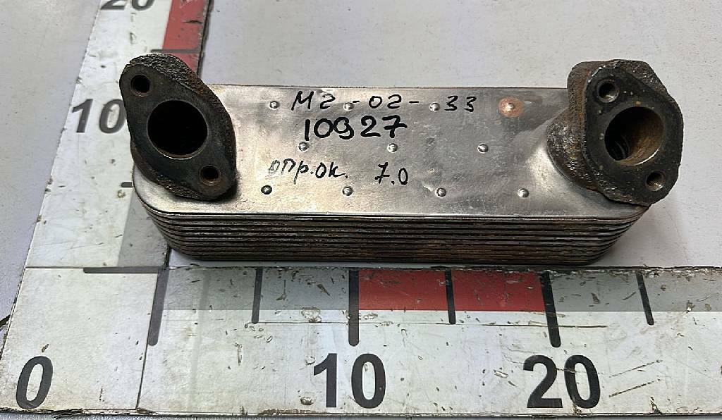 Теплообменник двигателя масляный D2866 б/у